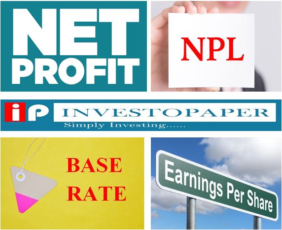 net profit, eps, base rate & NPL of commercial banks of nepal