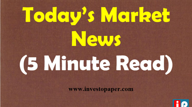 todays market news
