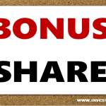 BONUS SHARE DIVIDEND